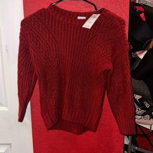Abercrombie kids cable crewneck sweater